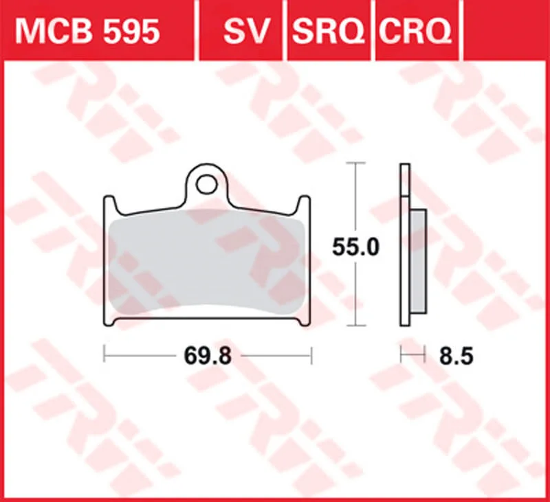 TRW BREMSBELAEGE SINTER