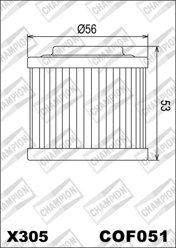 OELFILTER CHAMPION COF051