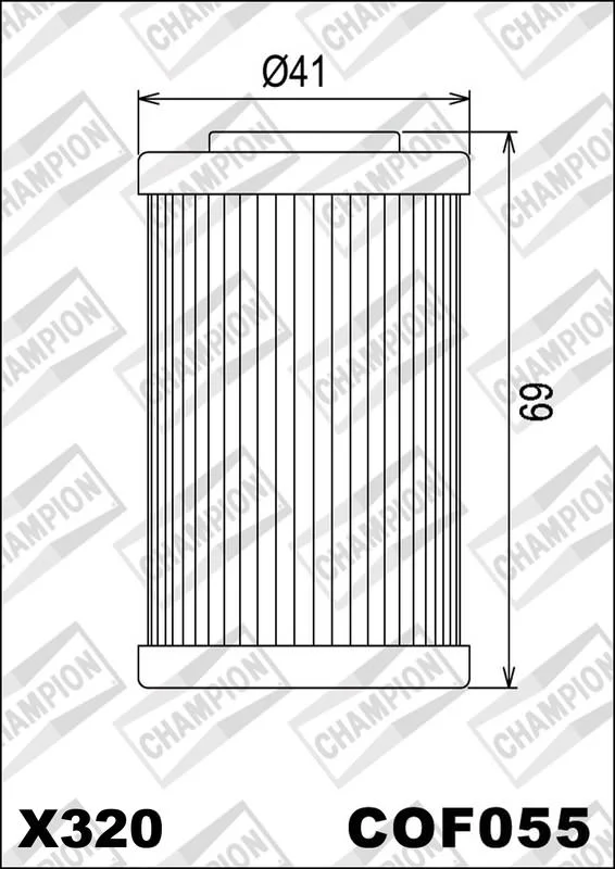 CHAMPION OILFILTER COF055