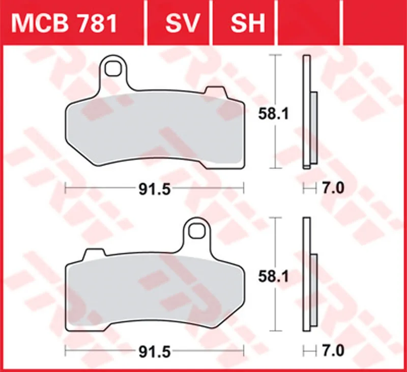 TRW BRAKE-PADS SINTER