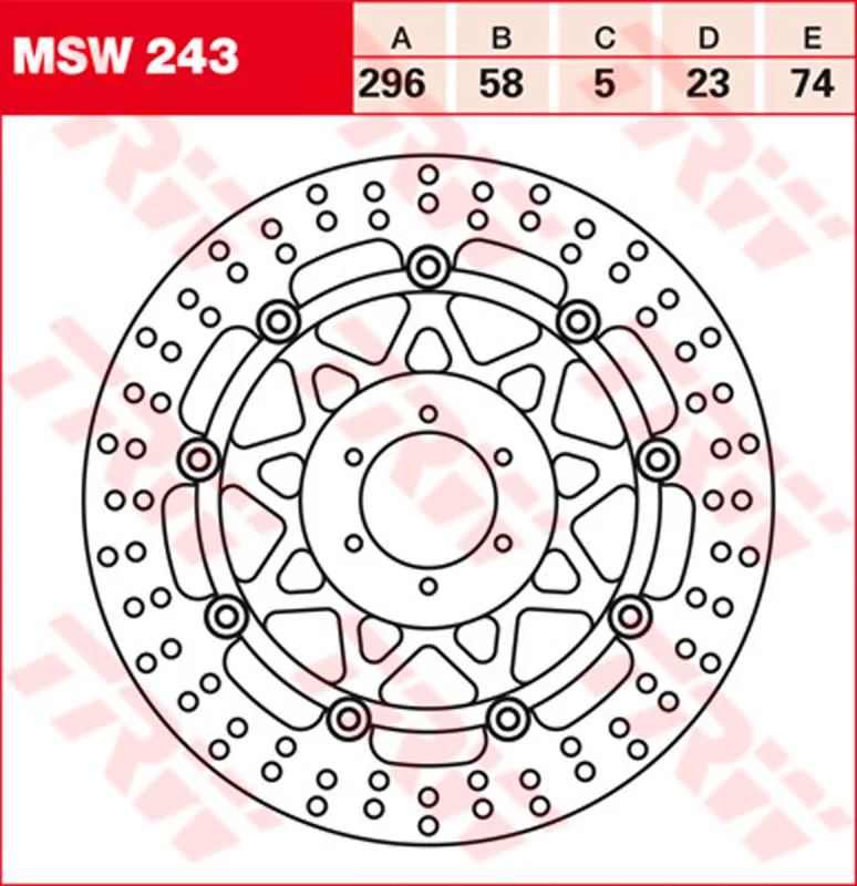 TRW BRAKE-DISC FRONT