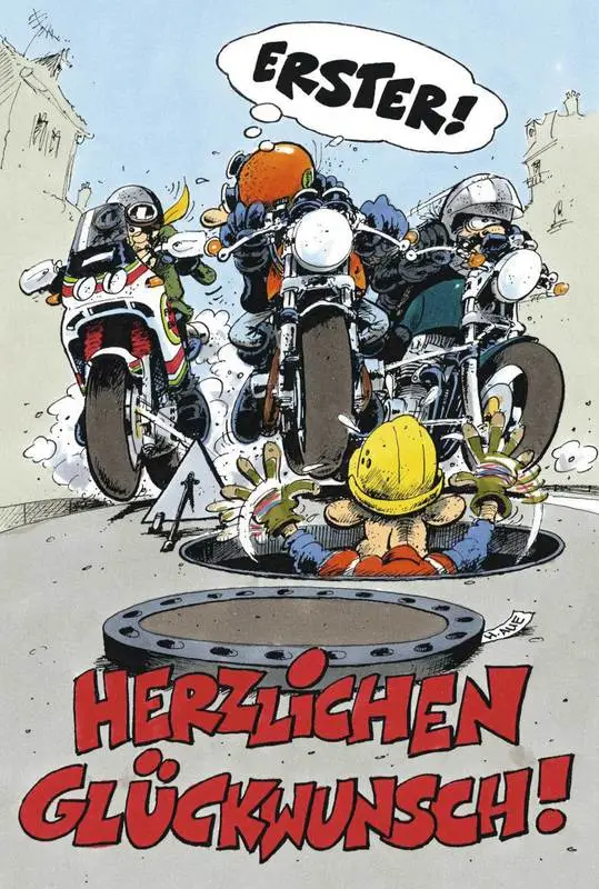 MOTOMANIA GLÜCKWUNSCHKART