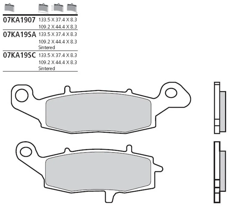 BREMBO BRAKEPAD ORGAN.