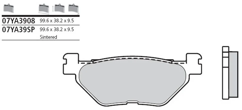 BREMBO PAST.FRENO SINTER