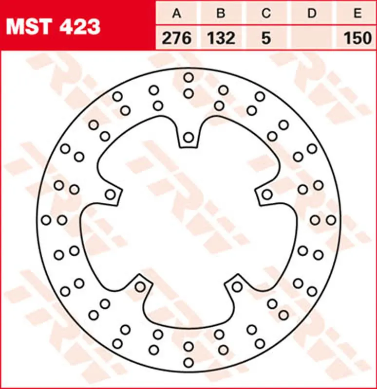 TRW BRAKE DISCS REAR