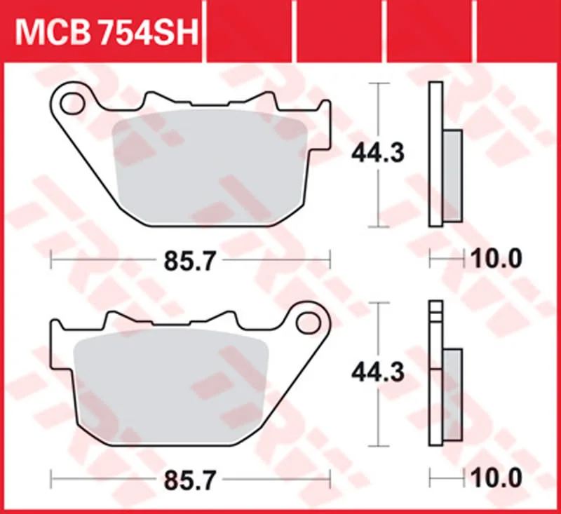 TRW BREMSBELÄGE CARBON