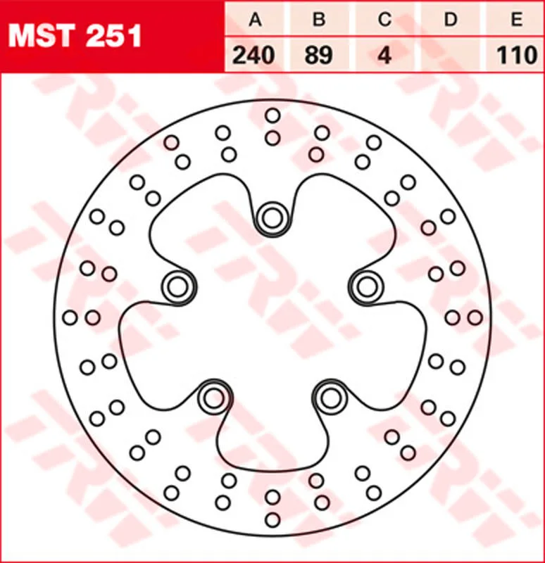 TRW BRAKE DISCS REAR