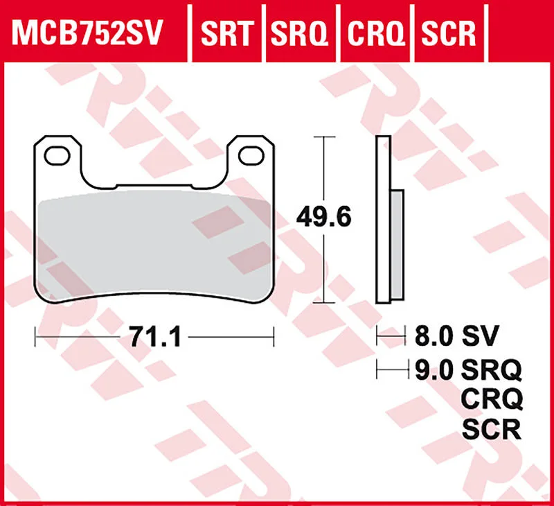 TRW BRAKE-PADS SINTER