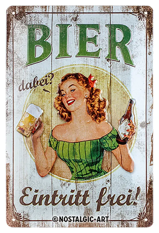 TIN SIGN *BEER INCLUDED?