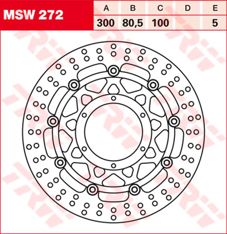 TRW BRAKE DISC, FRONT