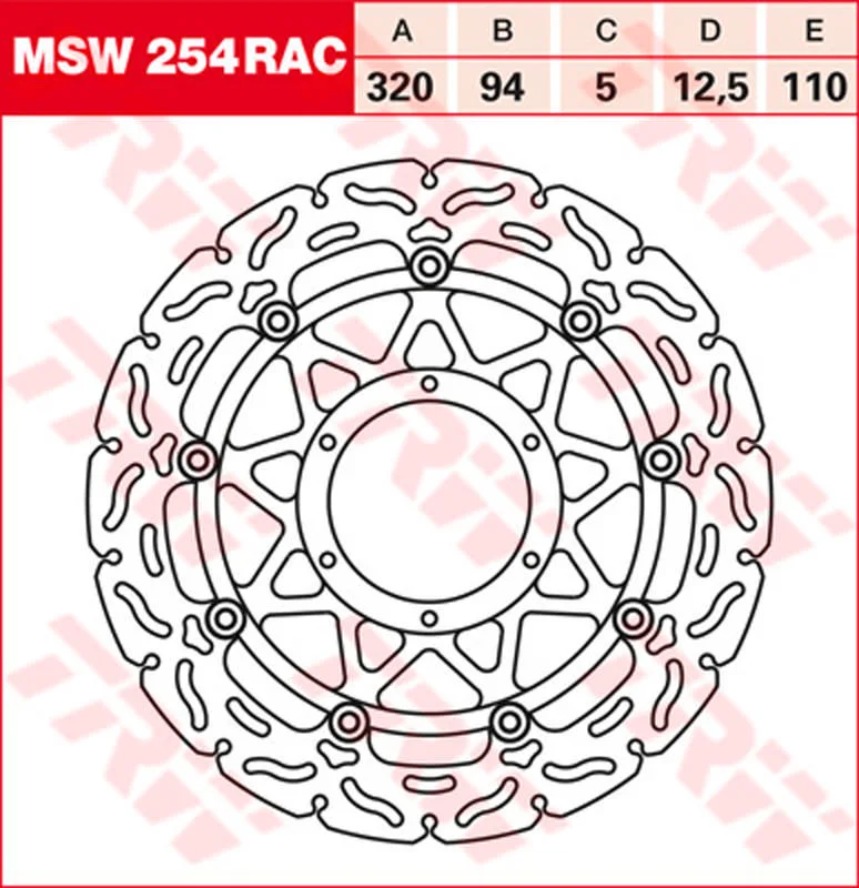 DISQUE FREIN RACING TRW