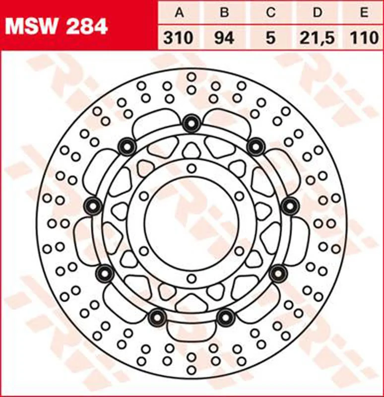 TRW BREMSSCHEIBEN VORNE