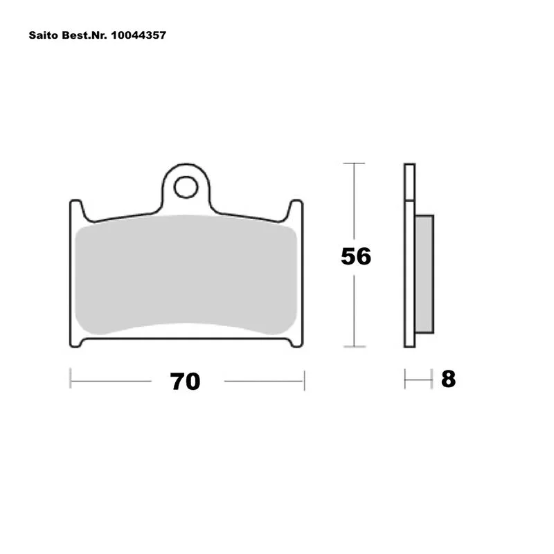 SAITO BRAKE-PADS SINTER