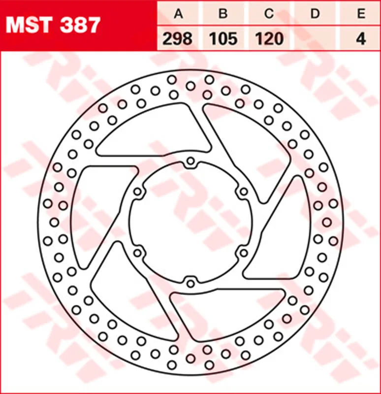 TRW BRAKE DISC, FRONT