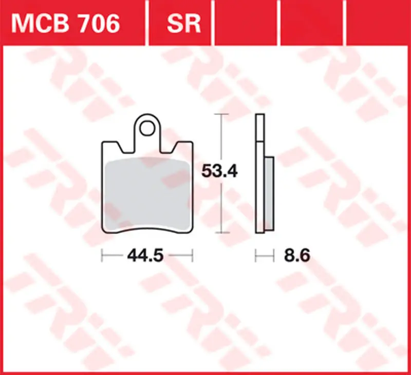 TRW BREMSBELAEGE SINTER