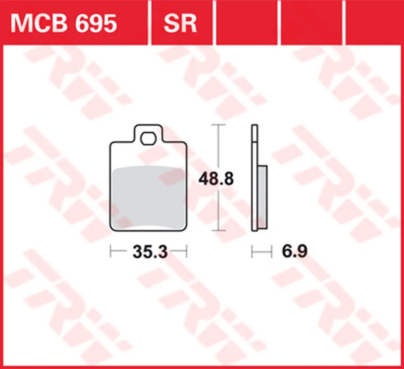 TRW SINTERED BRAKE PADS