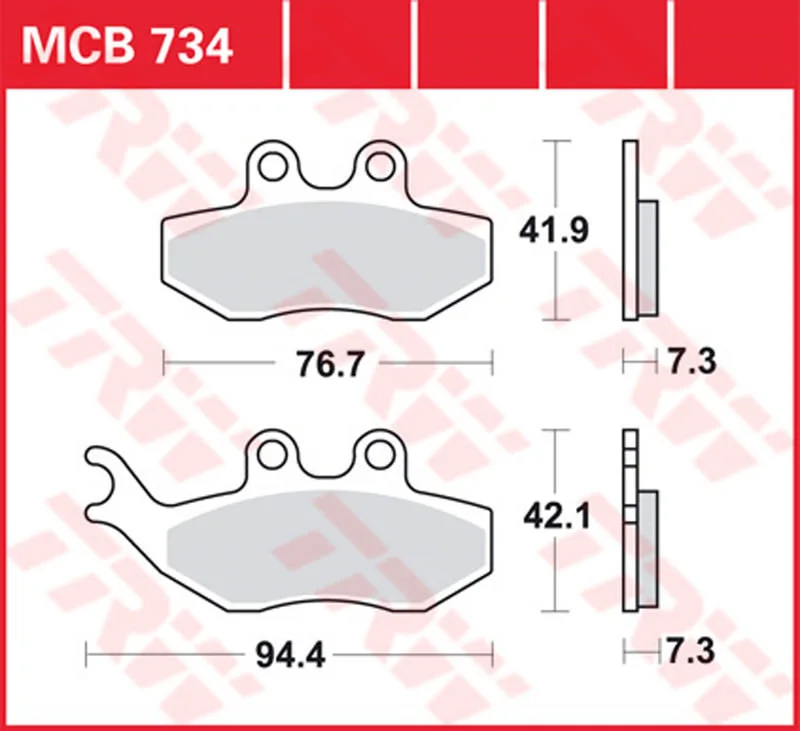 TRW SINTERED BRAKE PADS