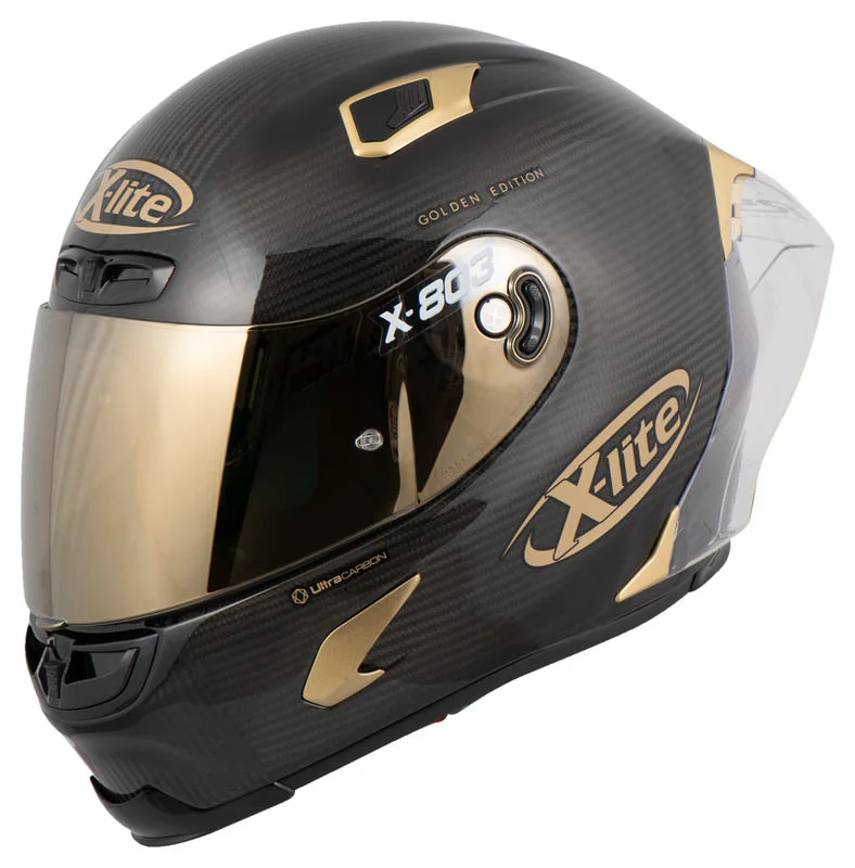 X-lite X-LITE X-803 RS CARBON Golden Edition, full-face helmet