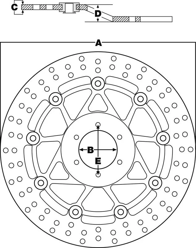 TRW BRAKE DISC, FRONT