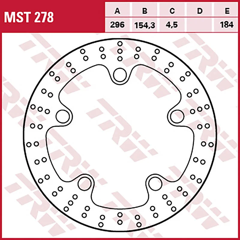 TRW BRAKE-DISC FRONT