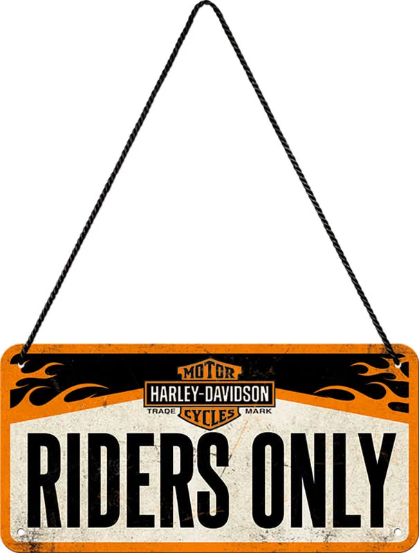 PLAQUE SUSP *H-D RIDERS*