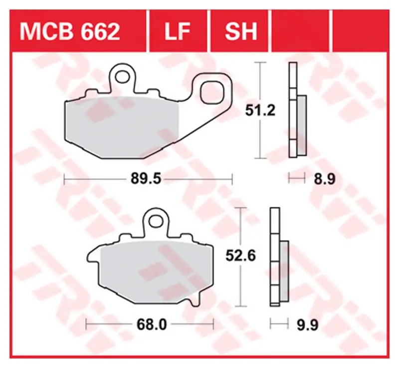 TRW CARBON BRAKE PADS