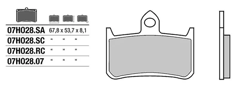 BREMBO BREMSEBEL. SINTER