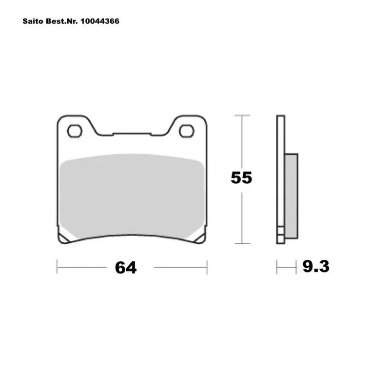 SAITO BRAKE-PADS SINTER