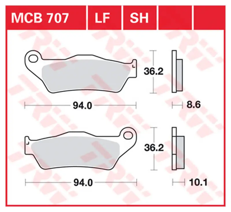 TRW CARBON BRAKE PADS