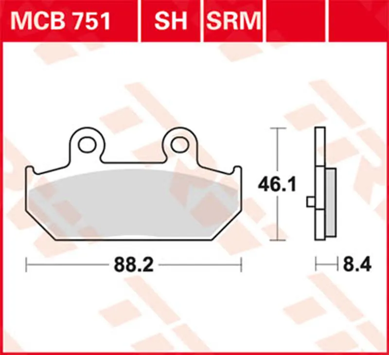 TRW BREMSBELAEGE SINTER