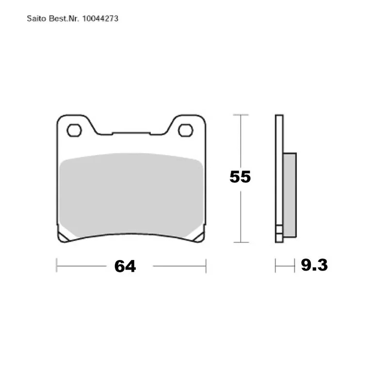 SAITO BRAKE-PADS ORGANIC