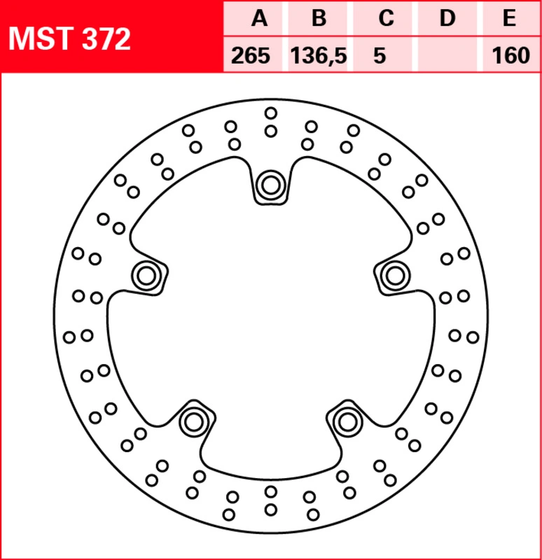 TRW BRAKE-DISC, REAR