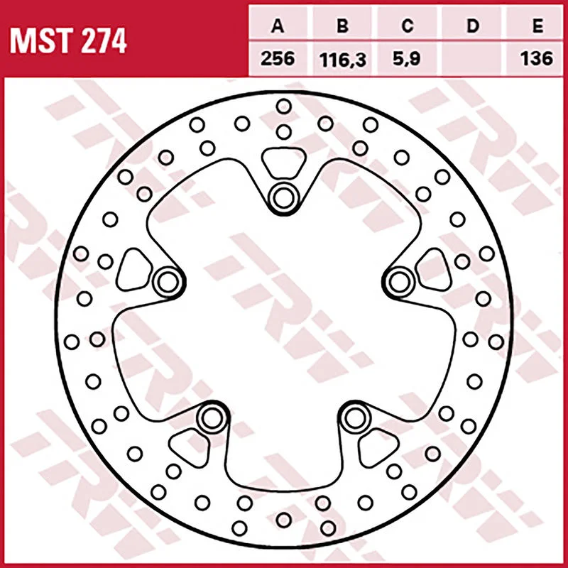 TRW BRAKE DISCS REAR