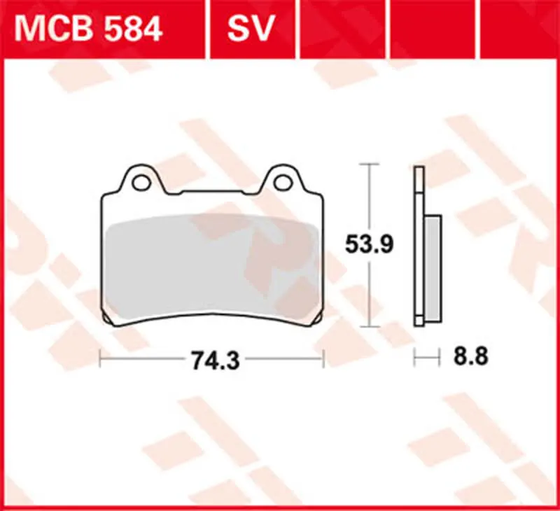 TRW CARBON BRAKE PADS