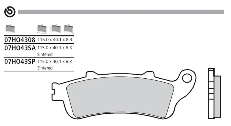 BREMBO BREMSBELAG SINTER