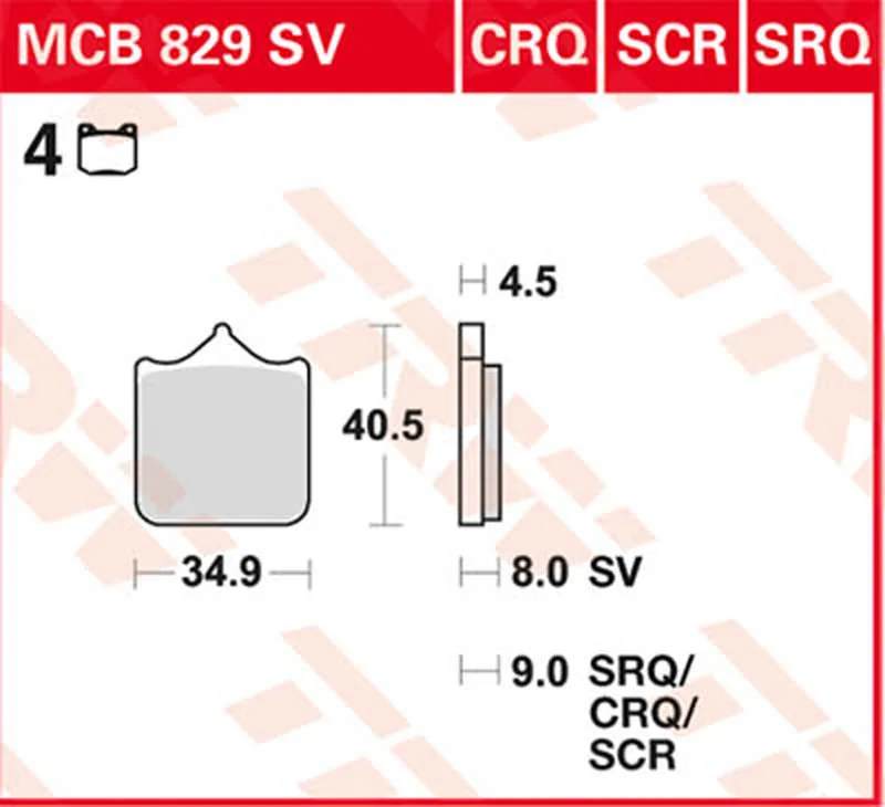 TRW BRAKE-PADS SINTER