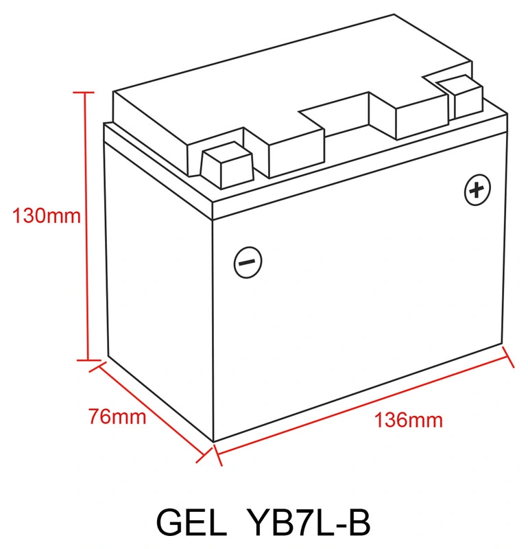 BATERÍA DE GEL DELO