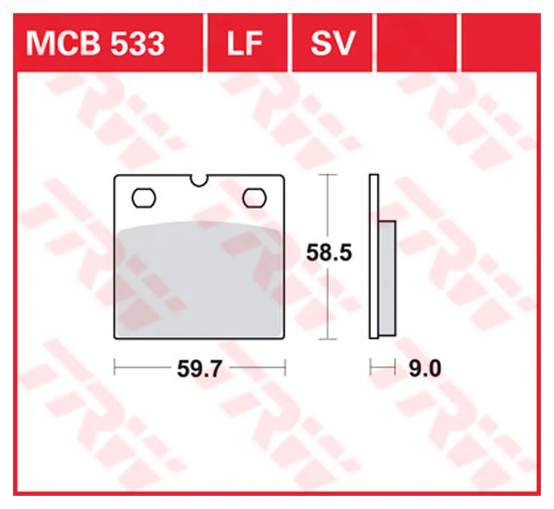 TRW CARBON BRAKE PADS