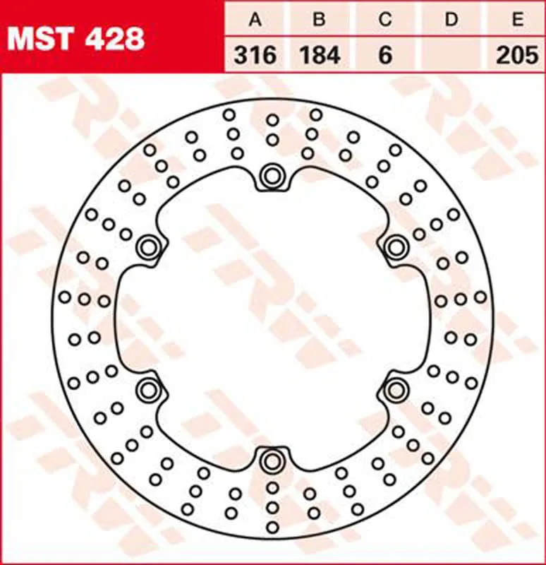 TRW BRAKE DISCS REAR