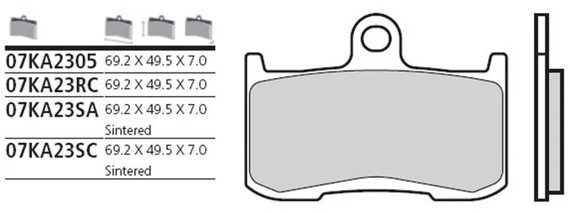 BREMBO BRAKE-PADS SINTER