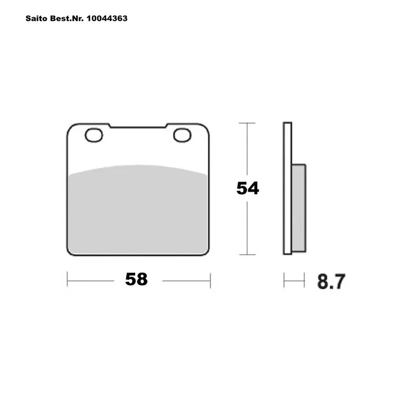 SAITO BRAKE-PADS SINTER