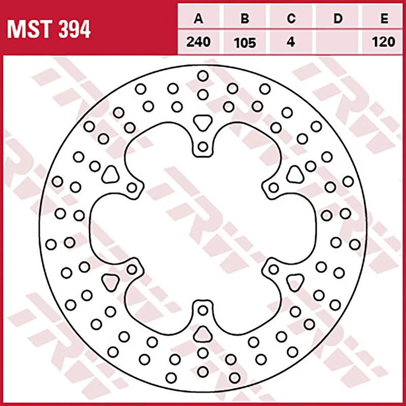 TRW MST394 BRAKE DISC