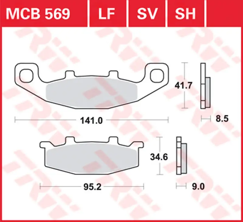 TRW BRAKE-PADS SINTER