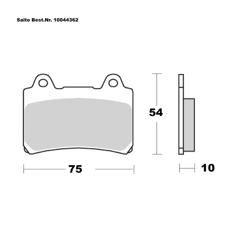 SAITO BRAKE-PADS SINTER