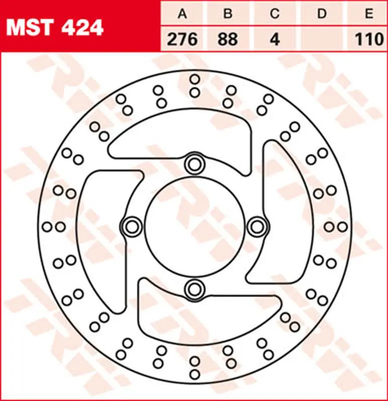 TRW BRAKE-DISC FRONT