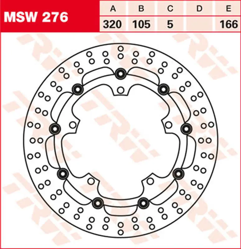 TRW BREMSSCHEIBEN VORNE