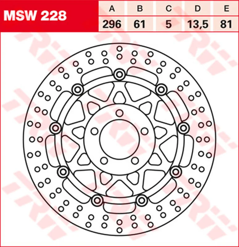 TRW BRAKE-DISC FRONT