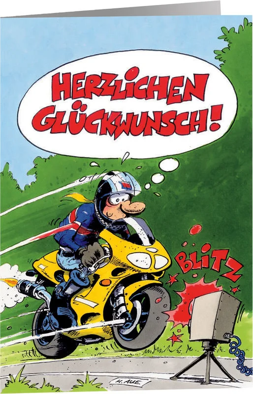 MOTOMANIA GLÜCKWUNSCHKART